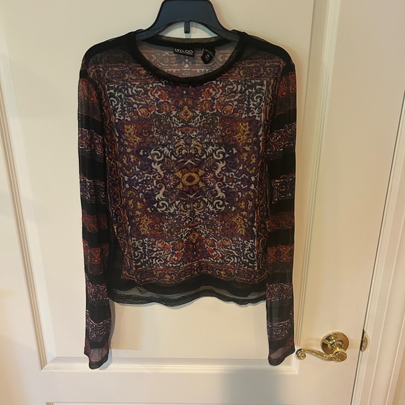 Sheer vintage long sleeve shirt - Picture 1 of 5